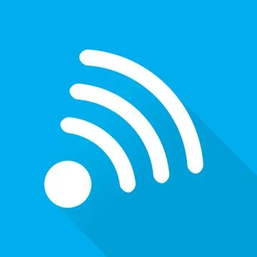 Wi-Fi Transmission of Data. Vector Illustration Illustrazione stock