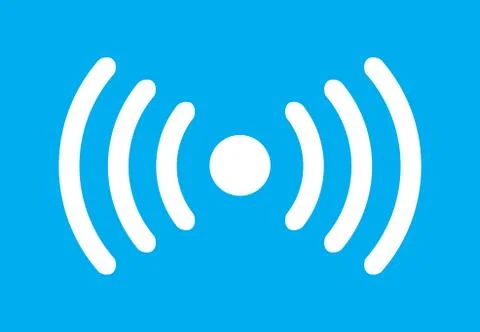 Wi-Fi Transmission of Data. Vector Illustration 스톡 일러스트