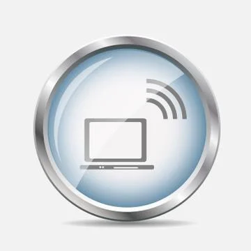 Wi-Fi Transmission of Data. Vector Illustration Stock Illustration