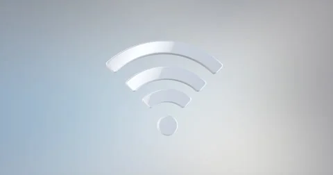 Wi-Fi White 3d Icon Stock Footage 66780248