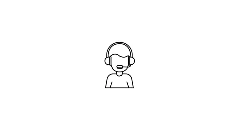 Wi Fi wireless internet connection animated outline icon for tech 스톡 동영상 342621778