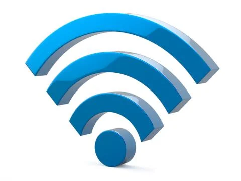 Wi Fi Wireless Network Symbol Illustration Stock-Illustration