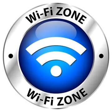 Wi-fi zone icon Stock Illustration