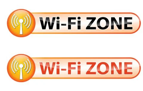 Wi-fi zone icon Stock Illustration