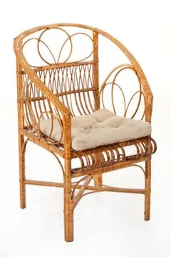 Wicker Armchair Stock Photos