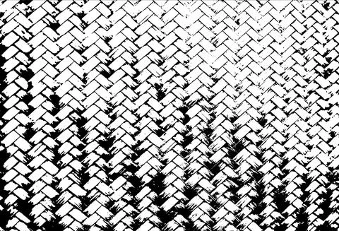 Wicker background. Grunge braided texture. Stock Illustration