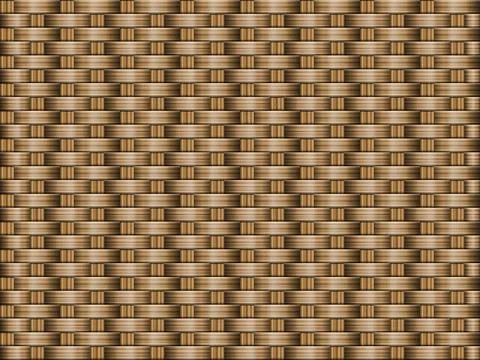 Wicker background Stock Illustration