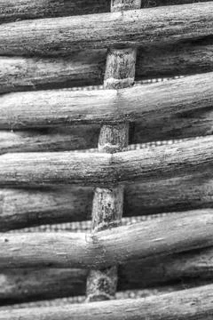 Wicker basket made of willows for background Stock-Fotos