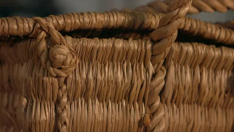 Wicker basket panorama Видео 94724171