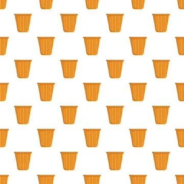 Wicker basket pattern creating a repeating background texture Illustrazione stock