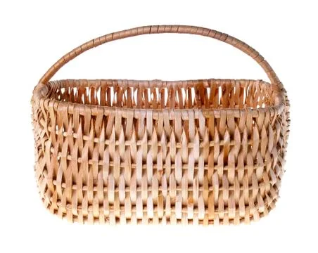 Wicker basket Stock Photos