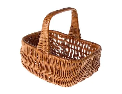 Wicker basket Stock Photos