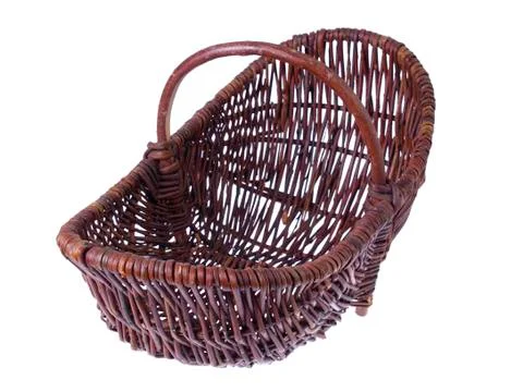 Wicker basket Stock Photos