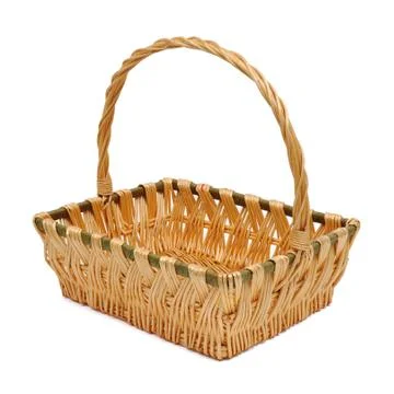 Wicker basket Foto stock