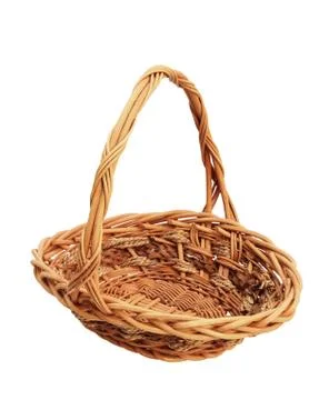 Wicker basket Stock Photos