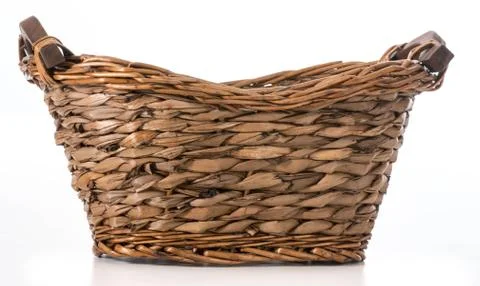 Wicker basket Stock Photos