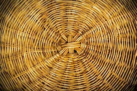 Wicker basket Stock Photos