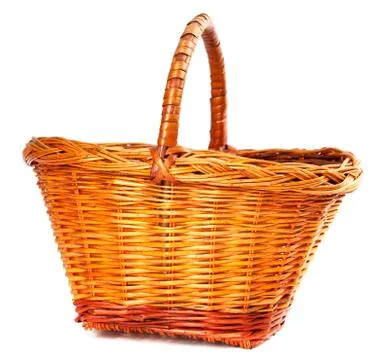 Wicker basket Stock Photos
