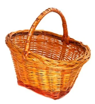 Wicker basket Stock Photos
