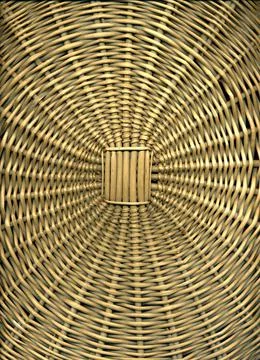 Wicker basket Stock Photos