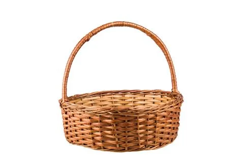 Wicker basket Stock Photos