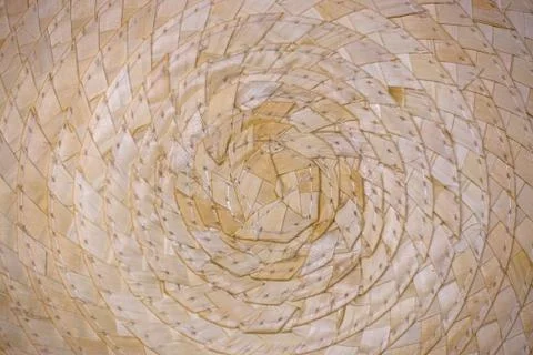 Wicker basket structure texture Stock Photos