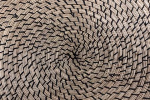 Wicker basket structure texture Stock Photos