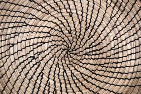 Wicker basket structure texture Stock Photos