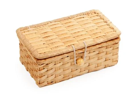 Wicker box Stock Photos