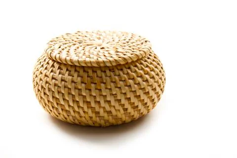 Wicker box Stock Photos