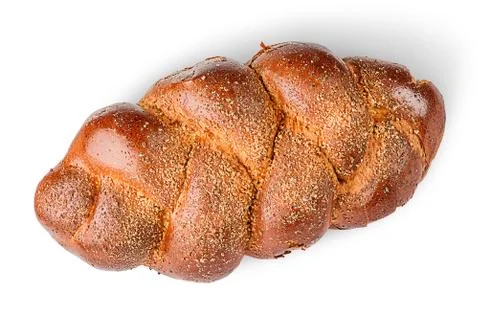 Wicker bun top view Stock Photos