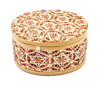 Wicker casket Foto stock