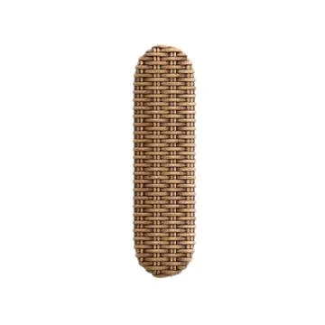 Wicker letter L - Lowercase 3d rattan font - Suitable for Decoration, design Stock Illustration