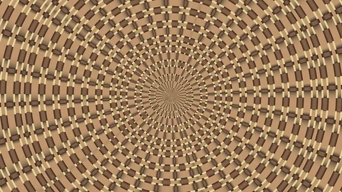 Wicker pattern. Colorful looping kaleidoscope sequence. Abstract motion graphics Stock Footage 85178582