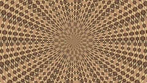 Wicker pattern. Colorful looping kaleidoscope sequence. Abstract motion graphics Stock Footage 85182901