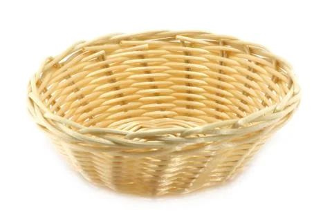 Wicker plate Stock Photos