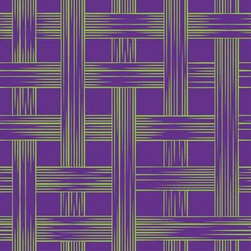Wicker repeat texture seamles pattern basket straw Stock Illustration