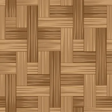 Wicker repeat texture seamles pattern basket straw Stock Illustration