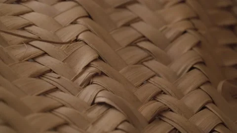 Wicker straw surface Stock Footage 140318506