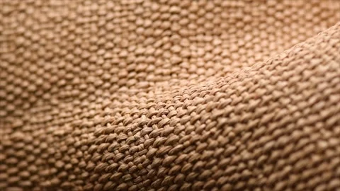 Wicker texture background, close up straw hat weave textile backdrop, top view Stock Footage 340610843