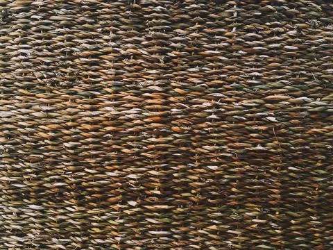 Wicker texture background, natural construction material and interior design 스톡 사진