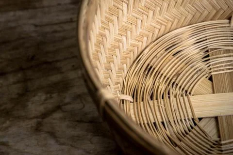 Wicker texture background Stock Photos