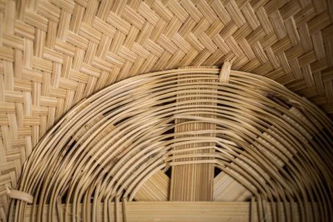 Wicker texture background Stock-Fotos