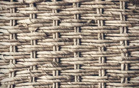 Wicker texture background Stock Photos