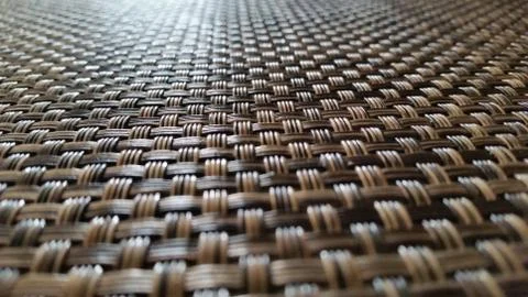 Wicker texture. Full Frame Shot Of Wicker Basket. Stock Photos