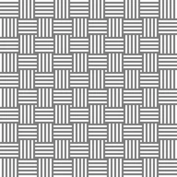 Wicker texture of geometric pattern. Simple fabric abstract background. Stock Illustration