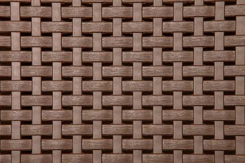 Wicker Texture, Weathered Brown Background Pattern Stock Photos