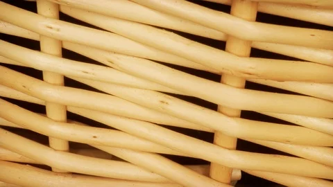 Wicker weave texture background close up stock footage Stock Footage 98342918