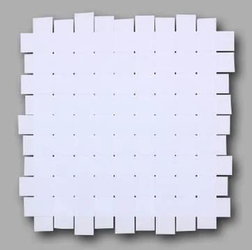Wicker white paper background Stock Photos