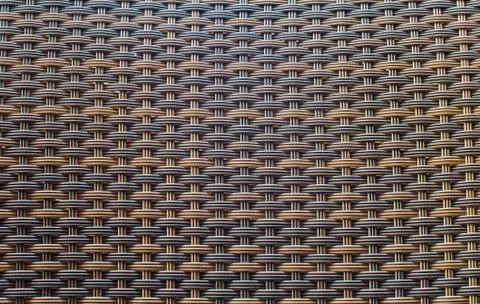Wicker woven texture for background Stock Photos